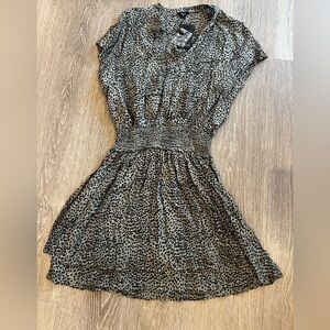 Sage Green Leopard Print